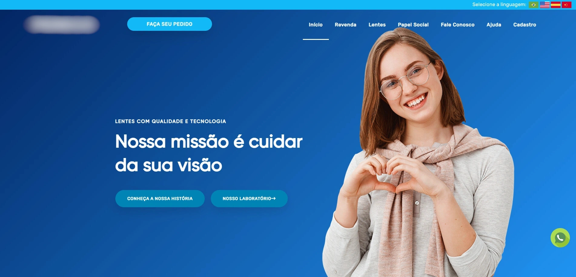 Site institucional corporativo desenvolvido por Pedro Serer — alta performance e SEO otimizado