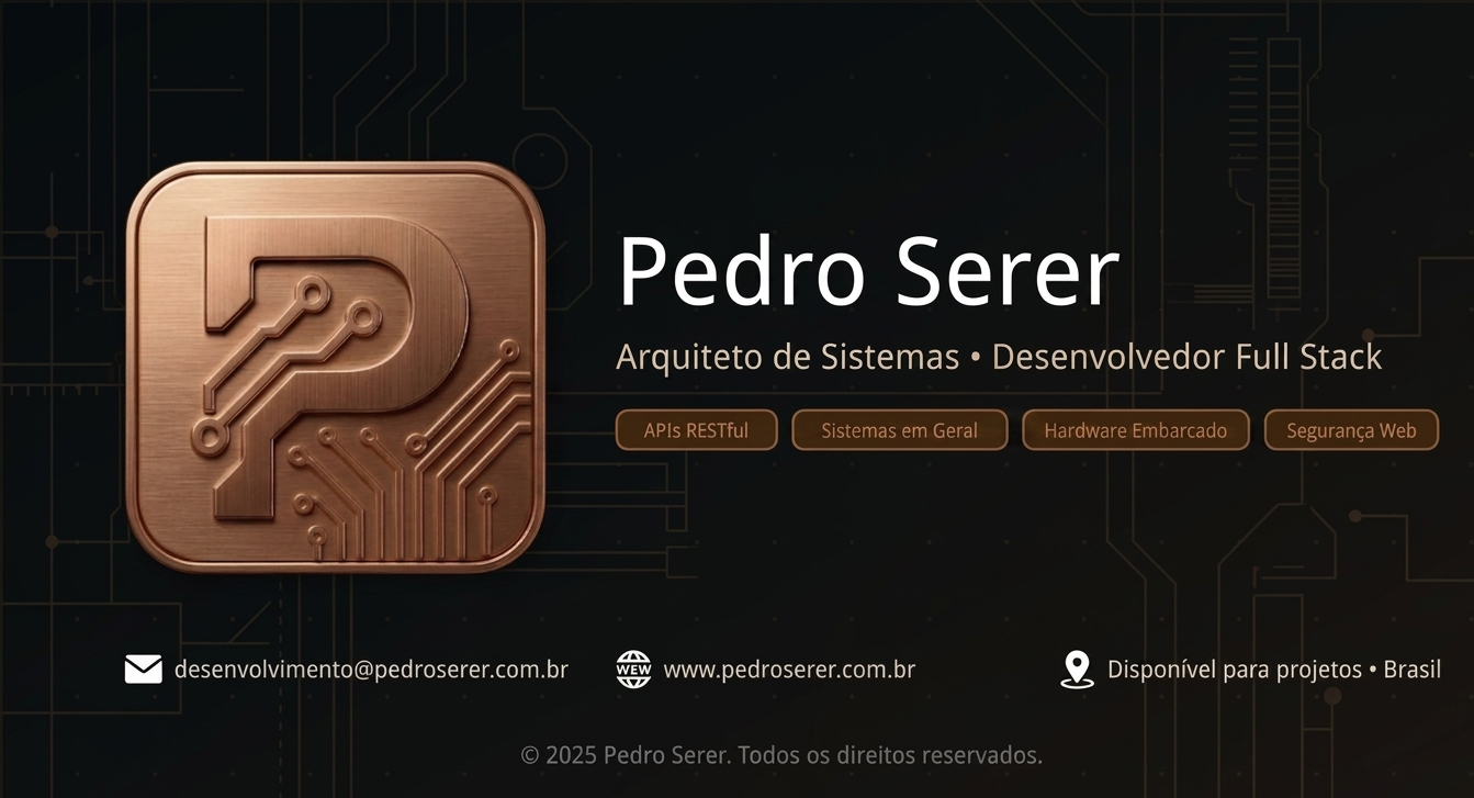 Pedro Stein Serer | Arquiteto de Sistemas & Desenvolvedor Full Stack ...